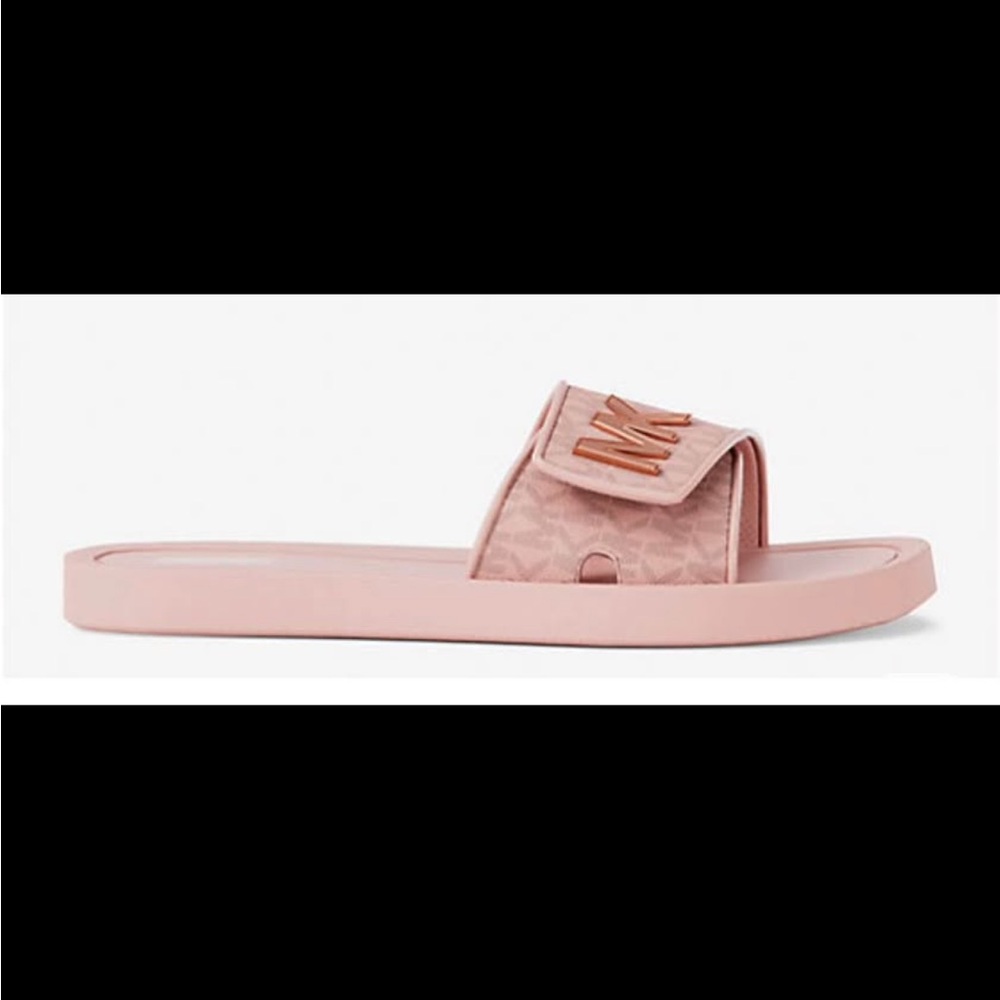 Michael Kors Pink Slide Sandals